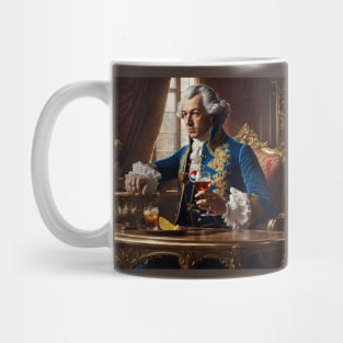 Louis XV drinking a soda Mug